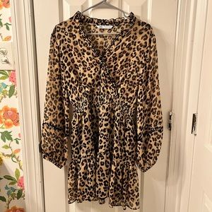 Zara Leopard Dress